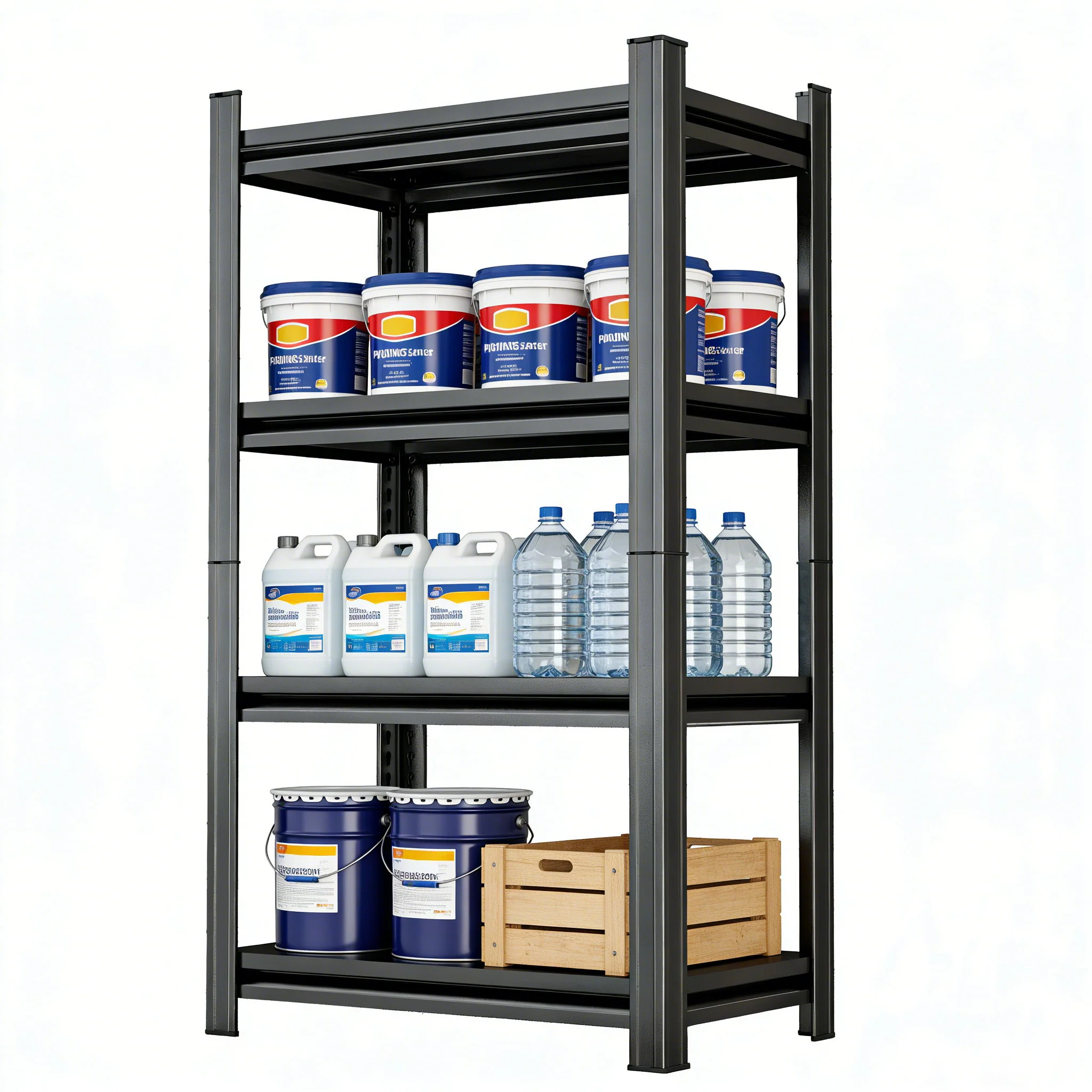 5 Tier Heavy Duty Shelving Unit Adjustable Shelving Units - Image 36