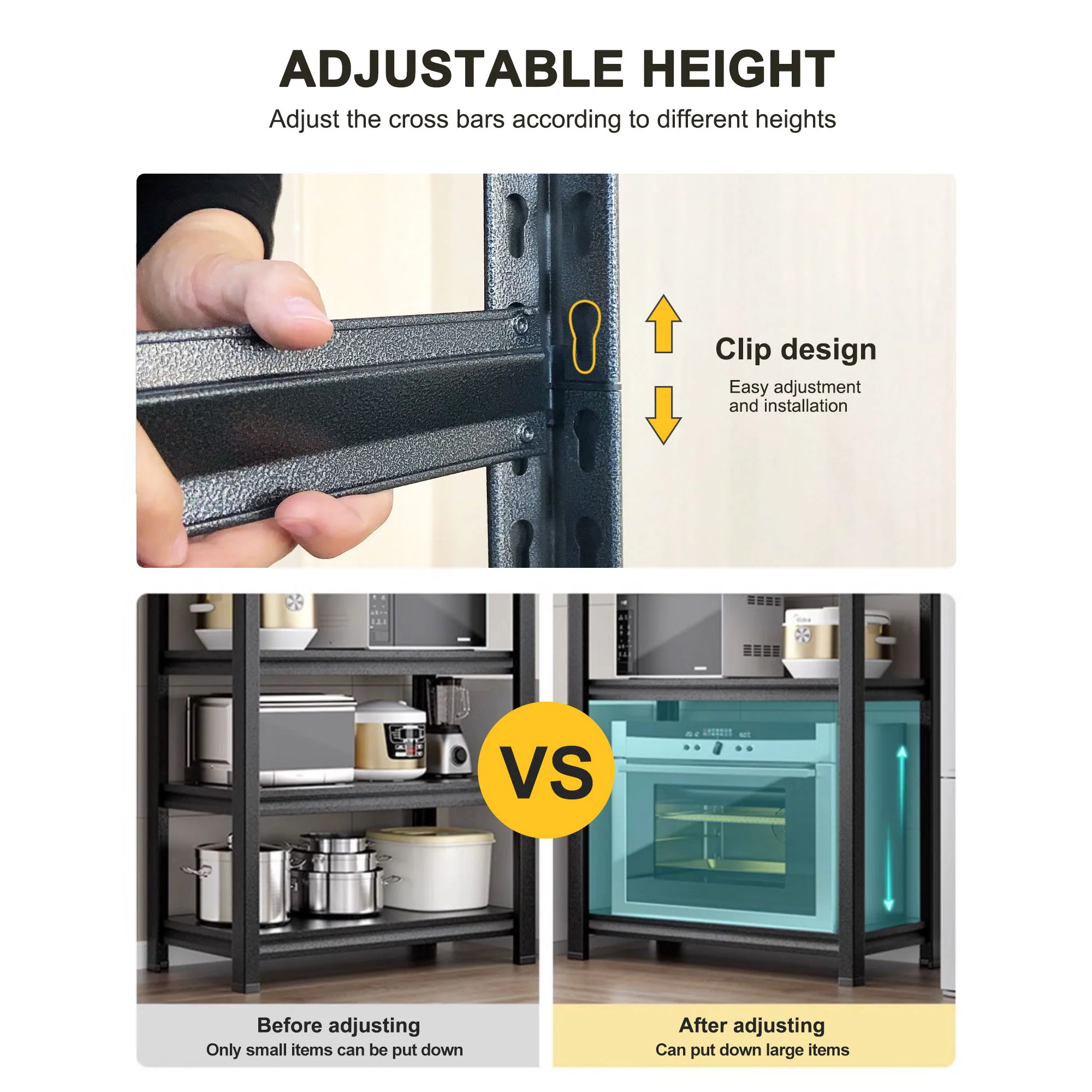 5 Tier Heavy Duty Shelving Unit Adjustable Shelving Units - Image 44