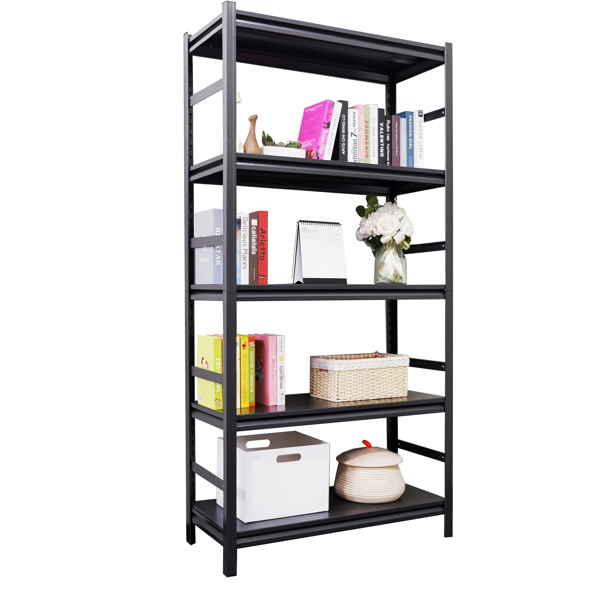5 Tier Heavy Duty Shelving Unit Adjustable Shelving Units - Image 47