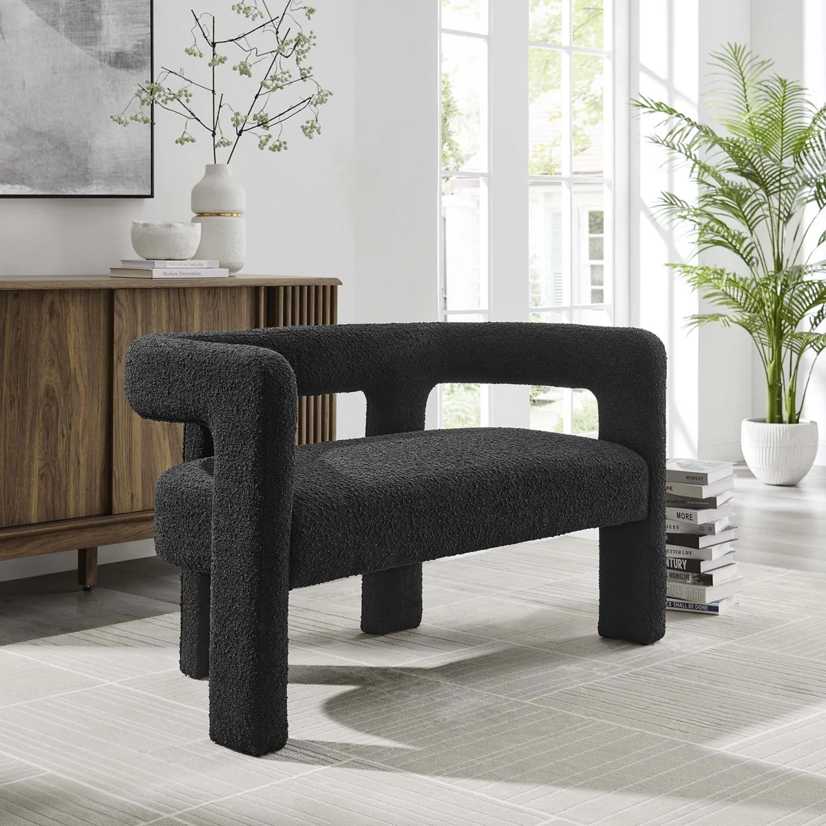 50-Inch Kayla Boucle Upholstered Loveseat - Image 14