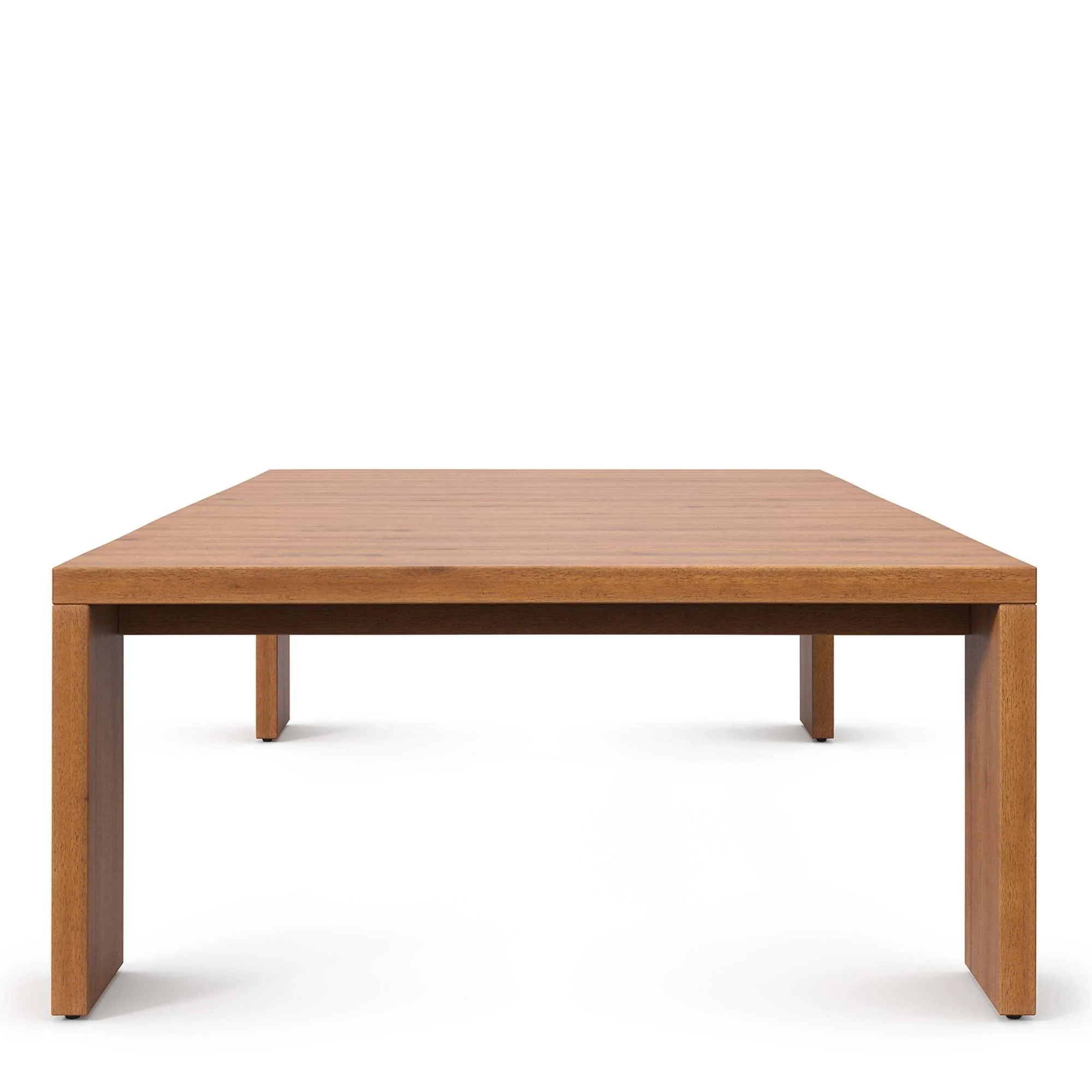 51" Natural Acacia Wood Outdoor Patio Coffee Table - Image 6