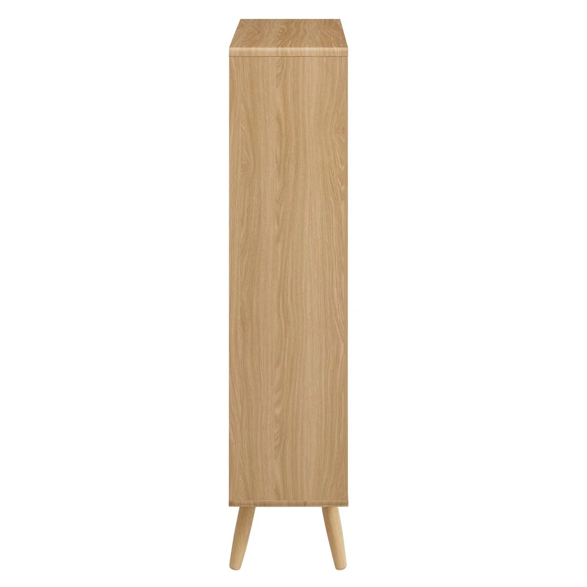 52" Wood Grain Bookcase with 5 Open Storage Shelves - Image 21