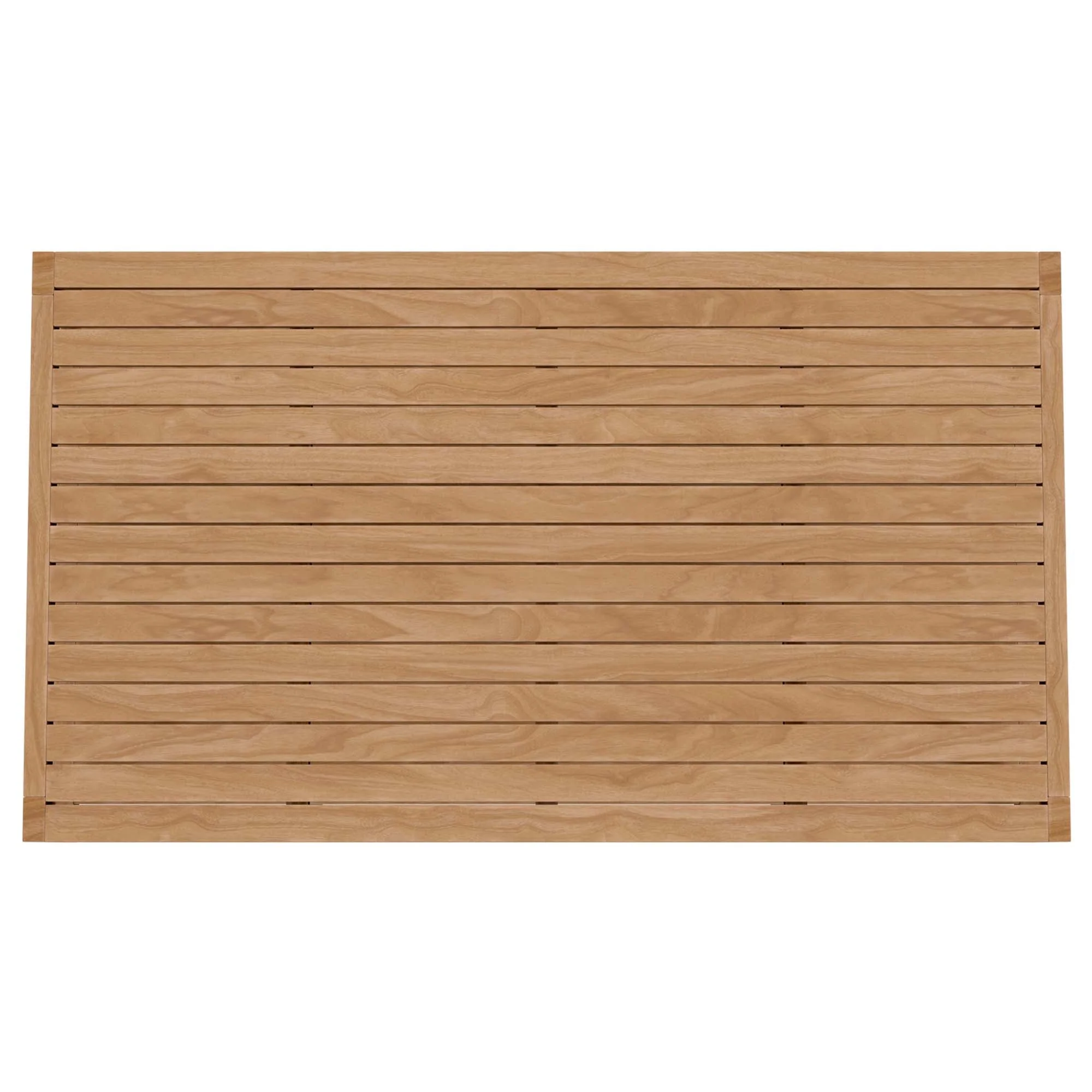 55" Natural Teak Wood Outdoor Patio Coffee Table - Image 6
