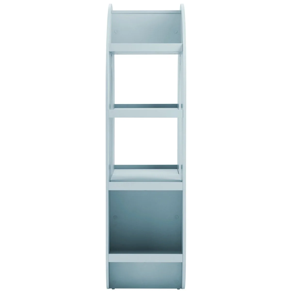 58" Arched Ripple Sculptural Bookshelf with Open Display - Image 12