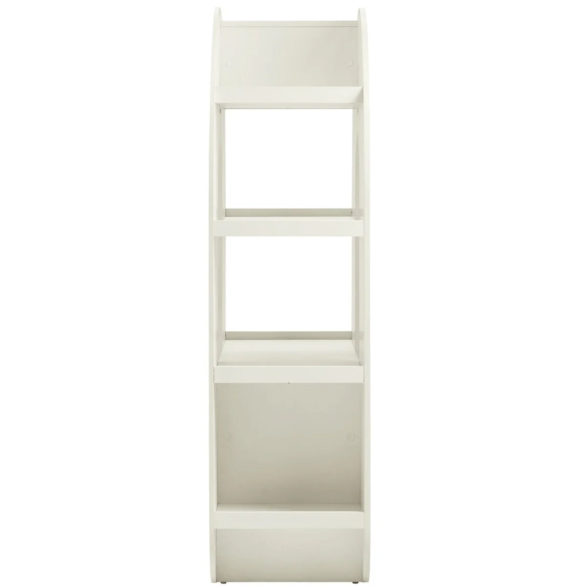 58" Arched Ripple Sculptural Bookshelf with Open Display - Image 5