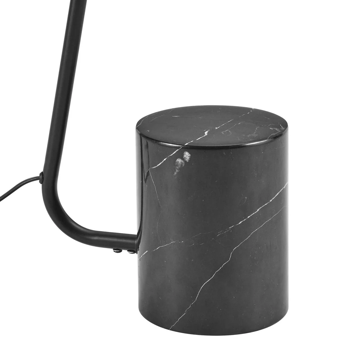 58" Marble Base Floor Lamp with Metal Shade – Contemporary Home Lighting Fixture - Image 10