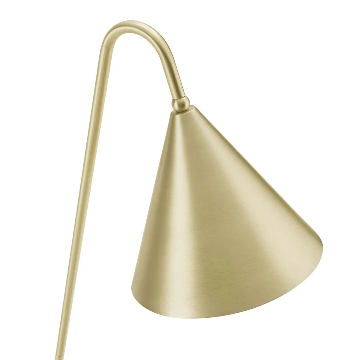 58" Marble Base Floor Lamp with Metal Shade – Contemporary Home Lighting Fixture - Image 18