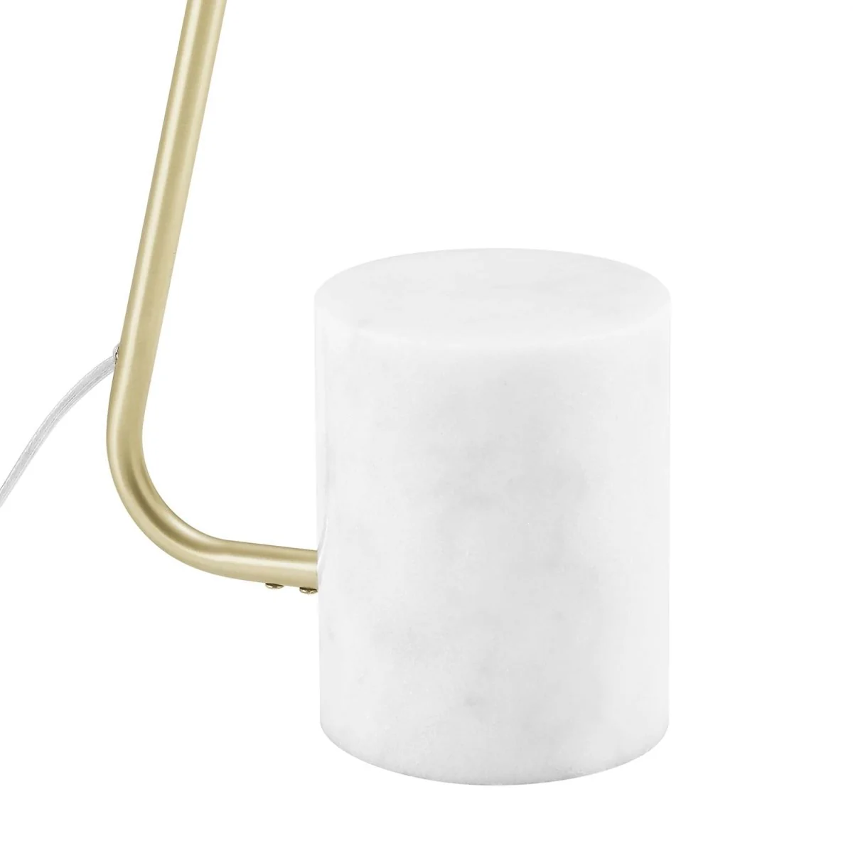 58" Marble Base Floor Lamp with Metal Shade – Contemporary Home Lighting Fixture - Image 19