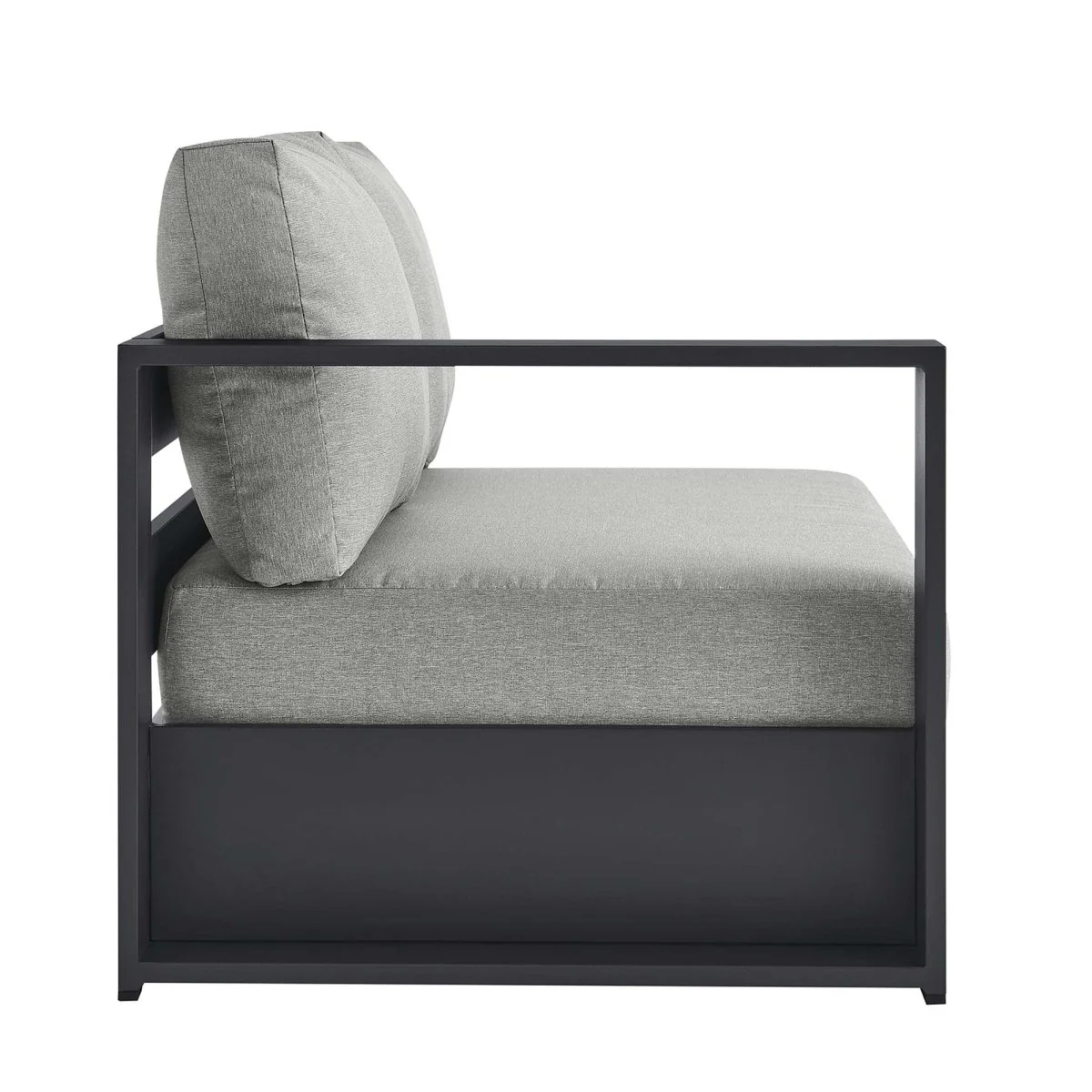 58" Modern Powder-Coated Aluminum Outdoor Left-Facing Loveseat for Patio & Garden - Image 14