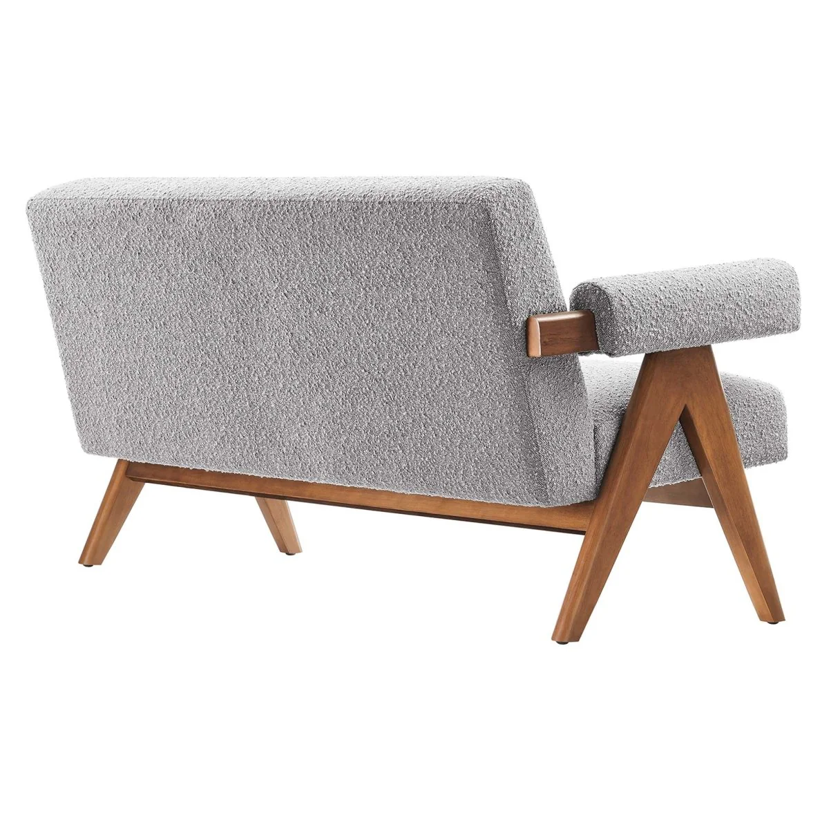 59-Inch Lyra Boucle Fabric Upholstered Loveseat - Image 17