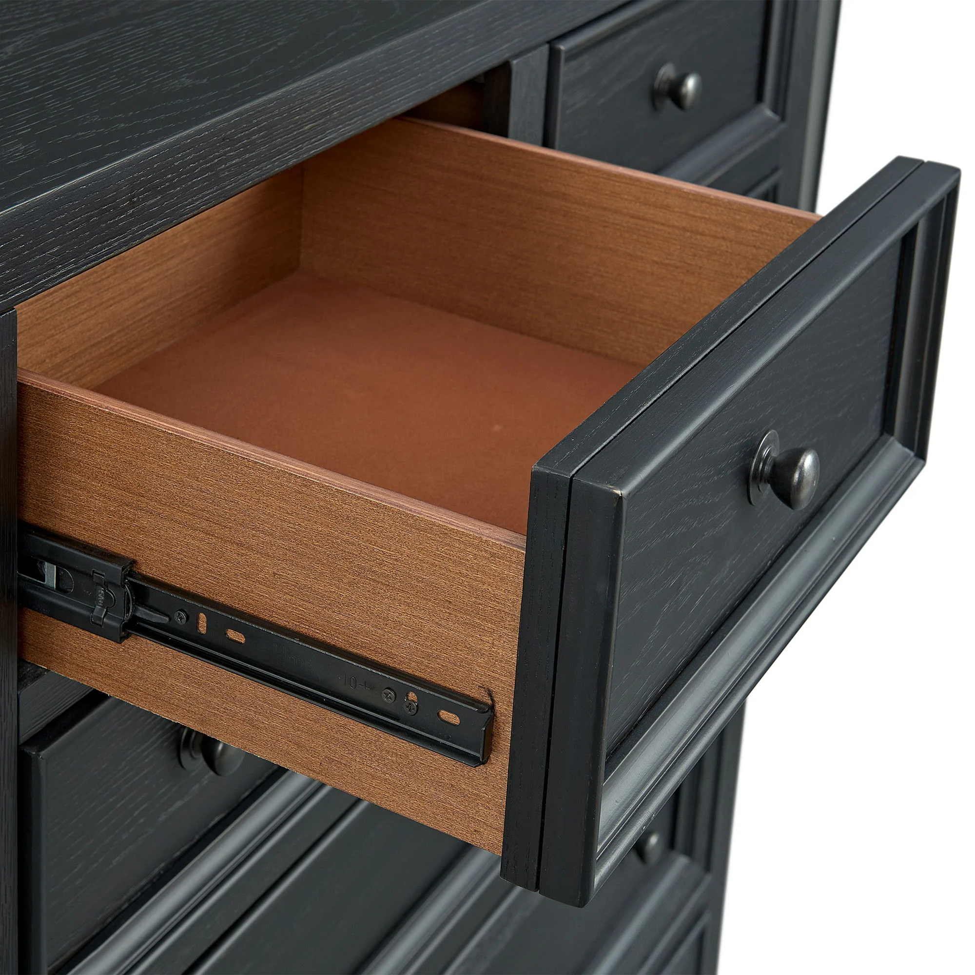 6 Drawer Chest With Knobs And Smooth Slides - Image 13