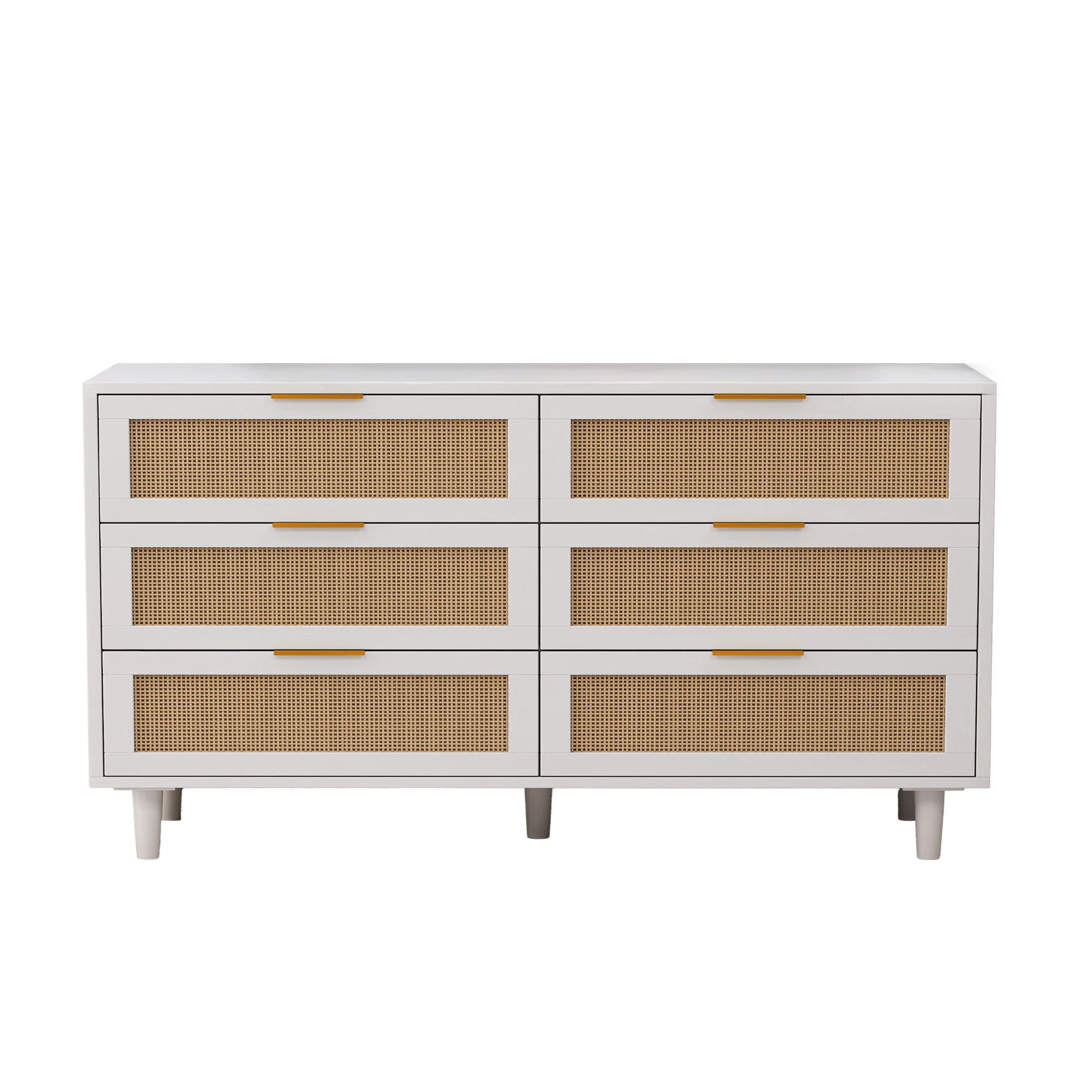 6 Drawer Storage Modern Cabinet For Bedroom - Image 8