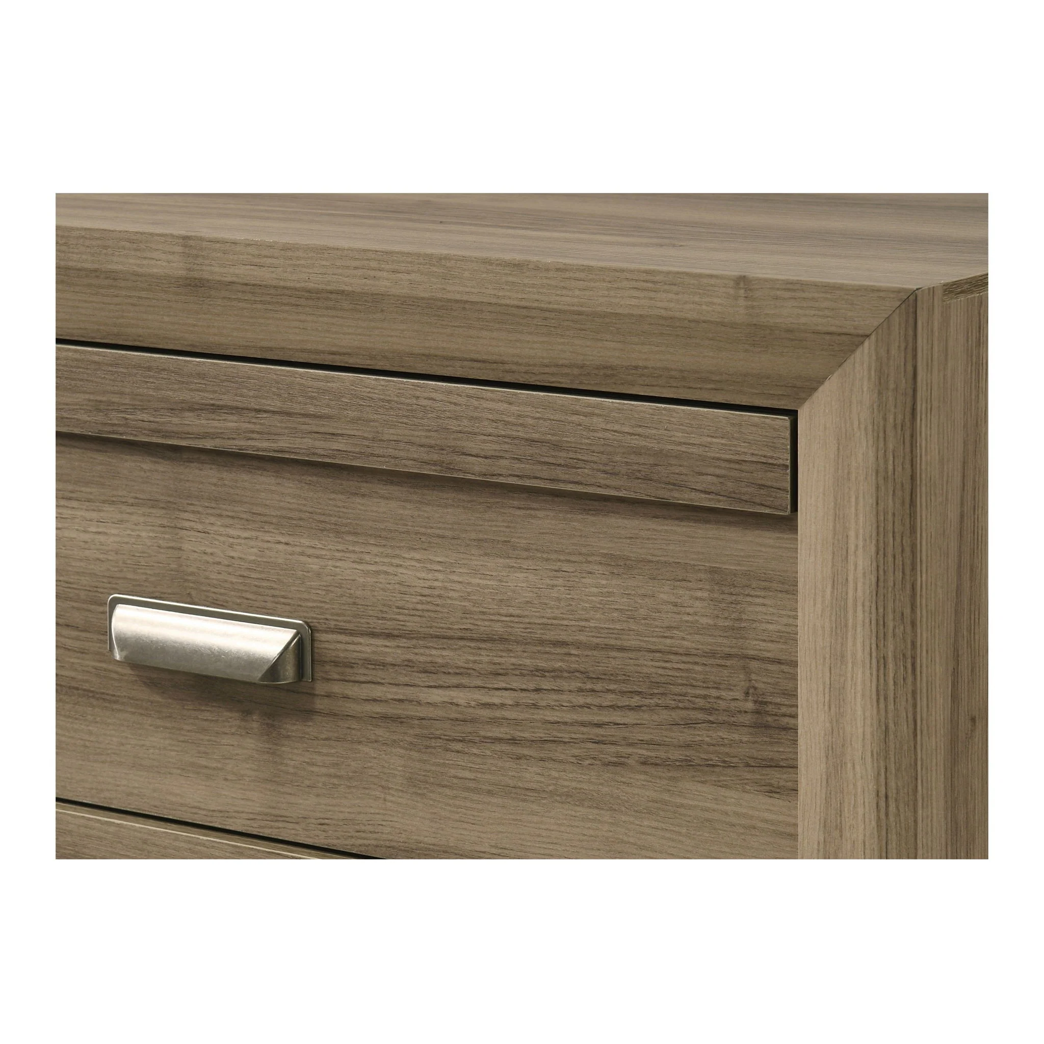 6 Drawers Storage Dresser, Bedroom Furniture - Light Brown - Image 3