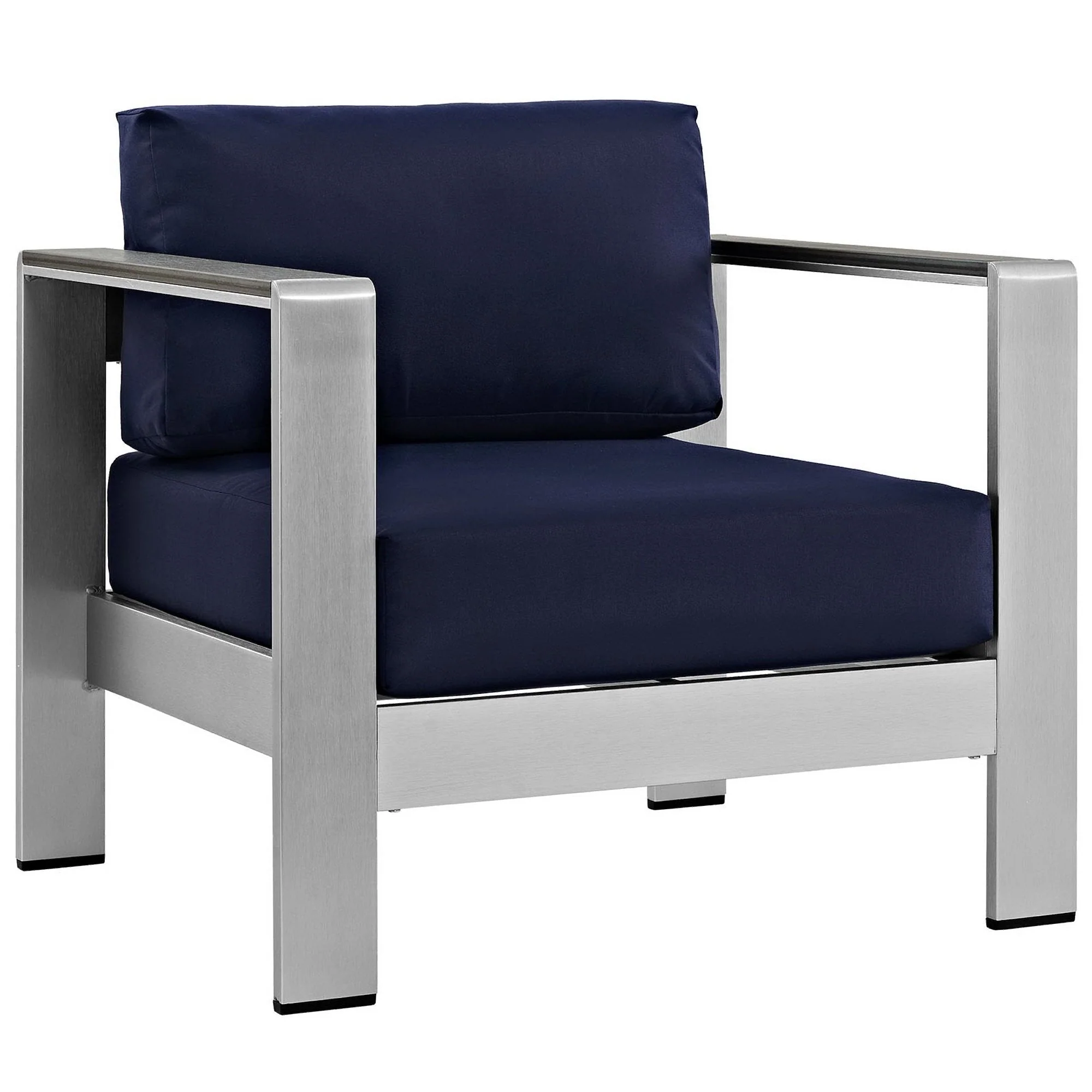 6-Piece Aluminum Outdoor Sectional Sofa Set for Patio, Garden and Poolside Seating - Image 9
