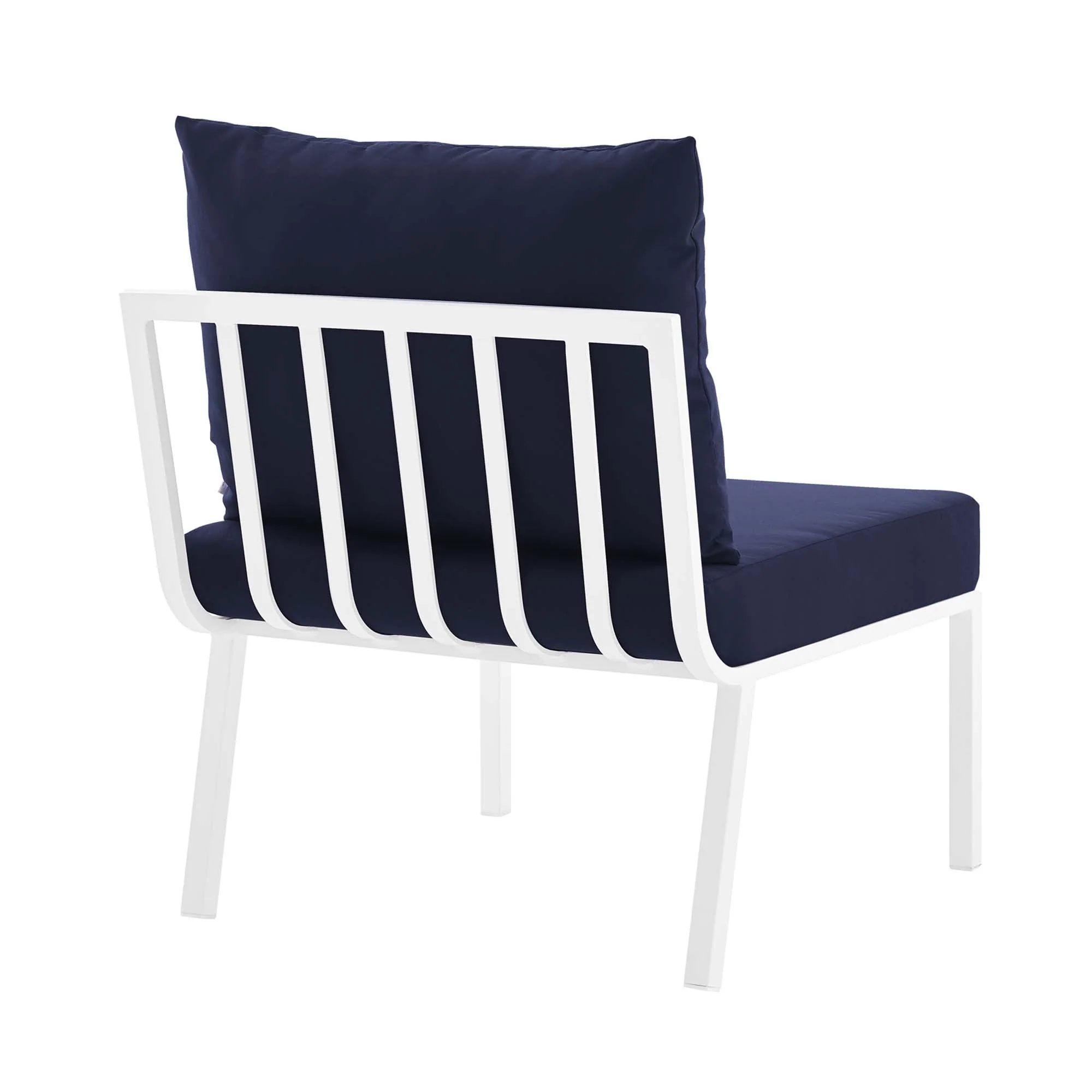 6-Piece Aluminum Patio Furniture Set with Cushions, Sofa, Chairs and Table - Image 12