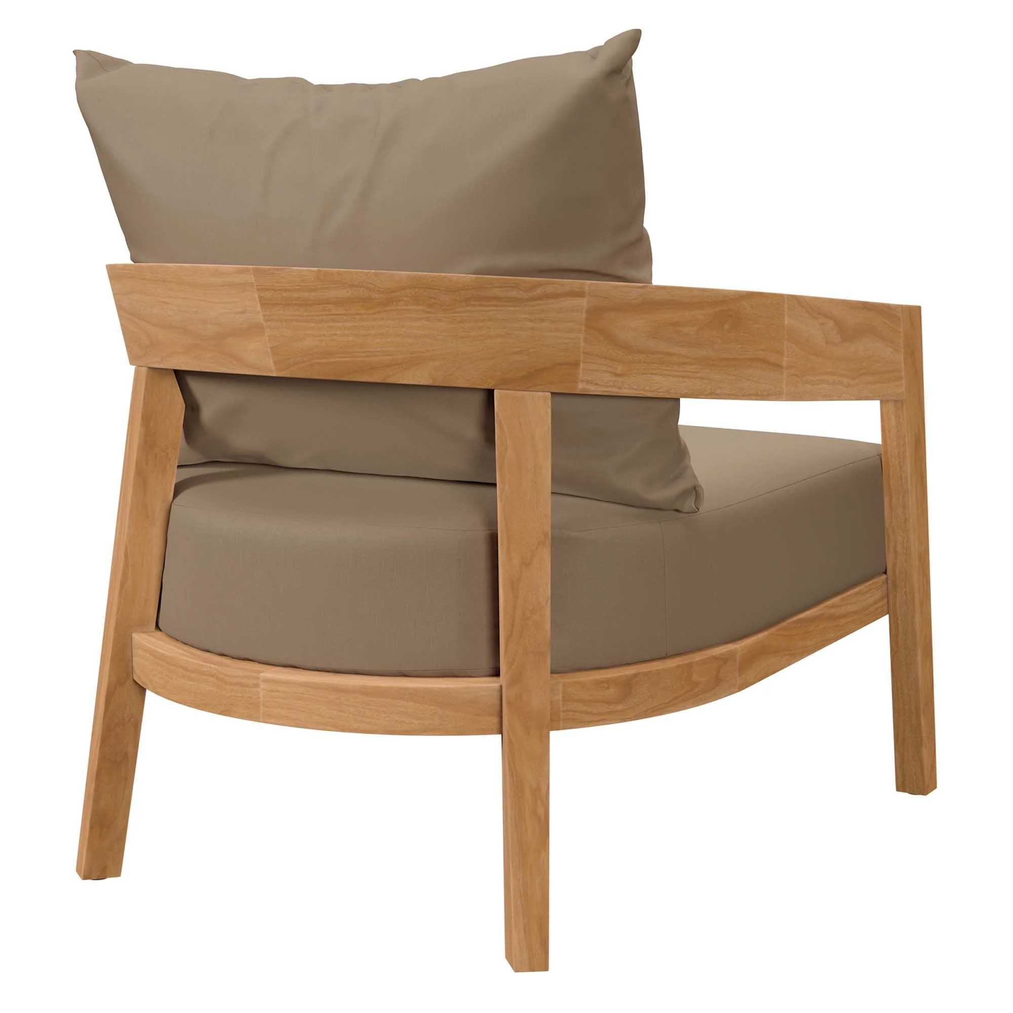 6-Piece Outdoor Teak Wood Patio Seating Set - Image 44