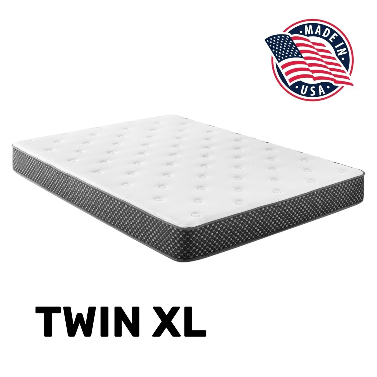 6” Quilted Foam Mattress – Comfortable Supportive Sleep Surface for Home & Dorm Use - Image 7