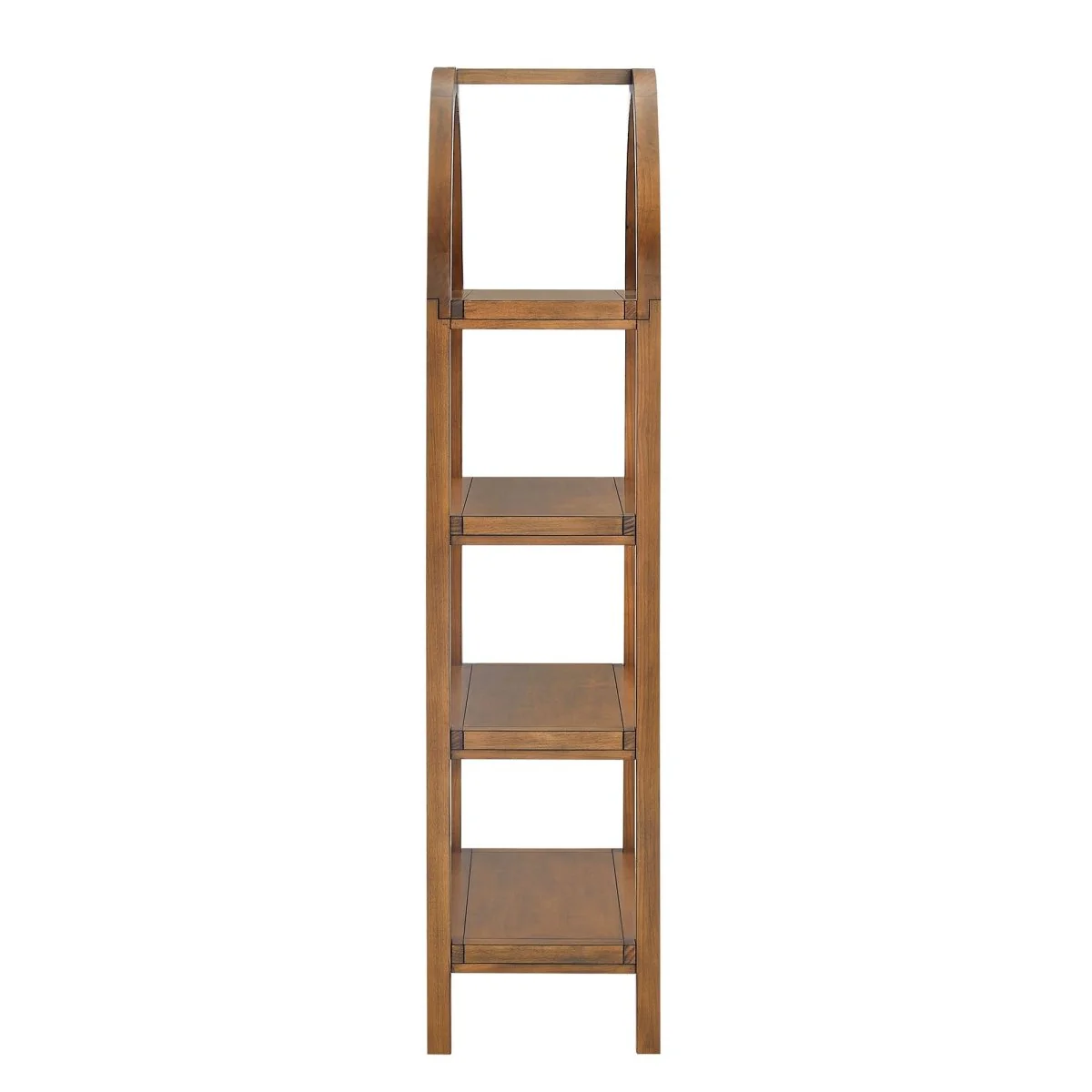 60" Tall Arched Sculptural Pine Wood Bookshelf - Image 19