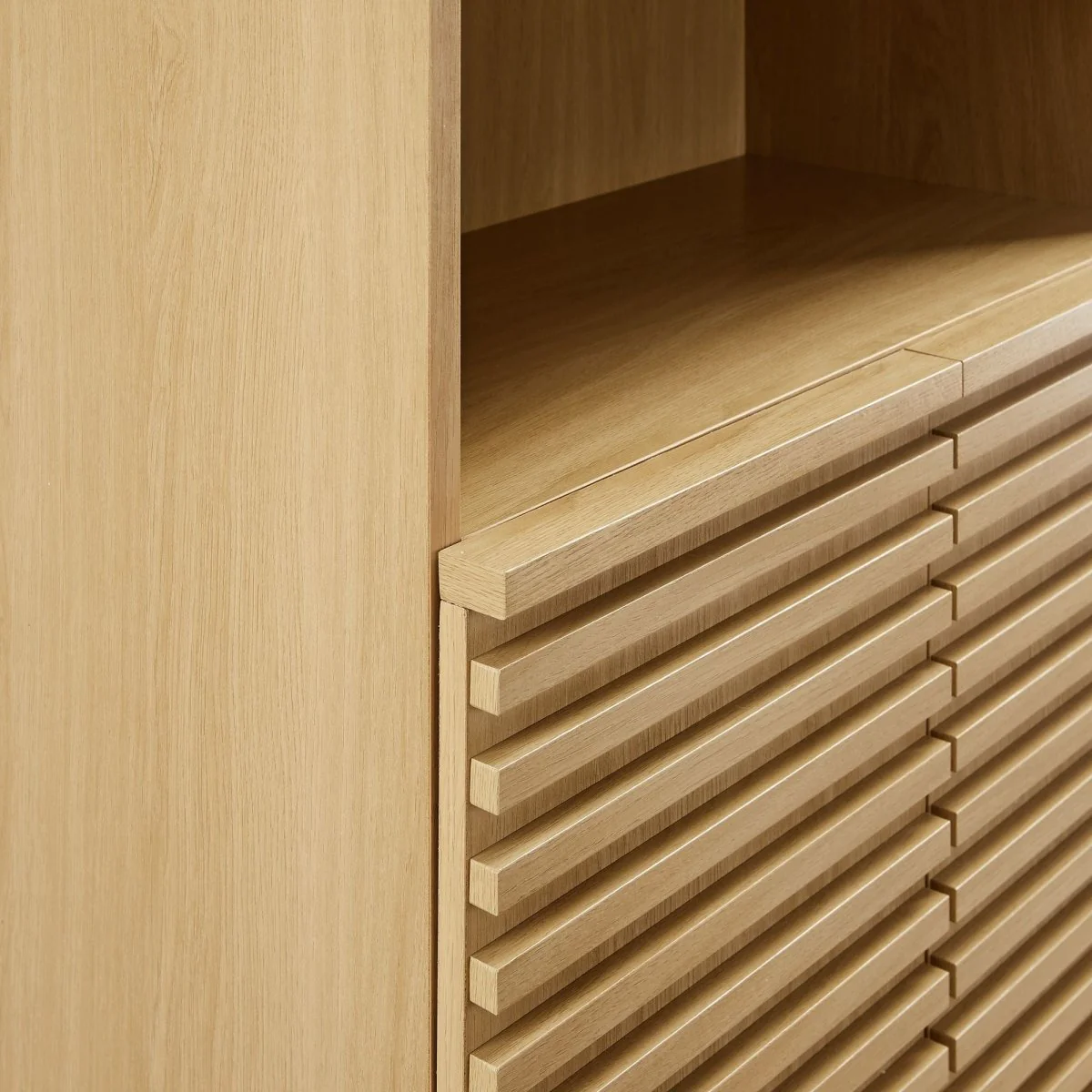 63" Mid-Century Tall Bathroom Storage Cabinet with Adjustable Shelves and Drawers - Image 19