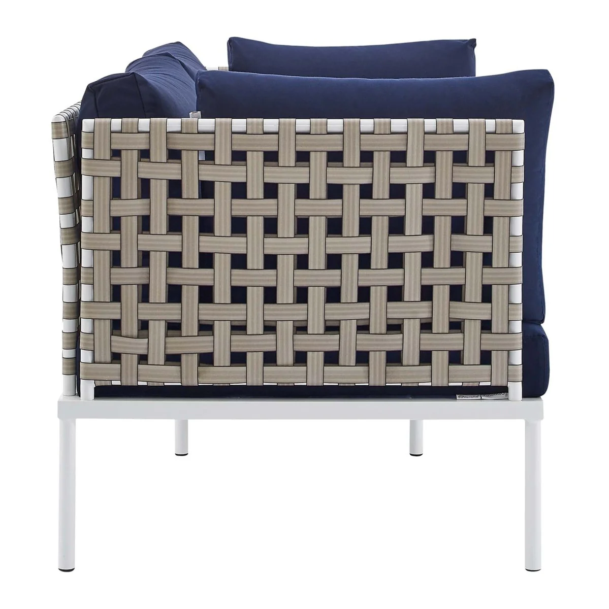 64" Outdoor Patio Loveseat – Aluminum Frame with durable Sunbrella Fabric - Image 4