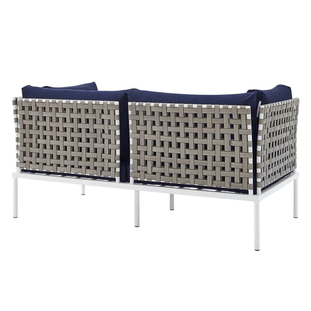 64" Outdoor Patio Loveseat – Aluminum Frame with durable Sunbrella Fabric - Image 5