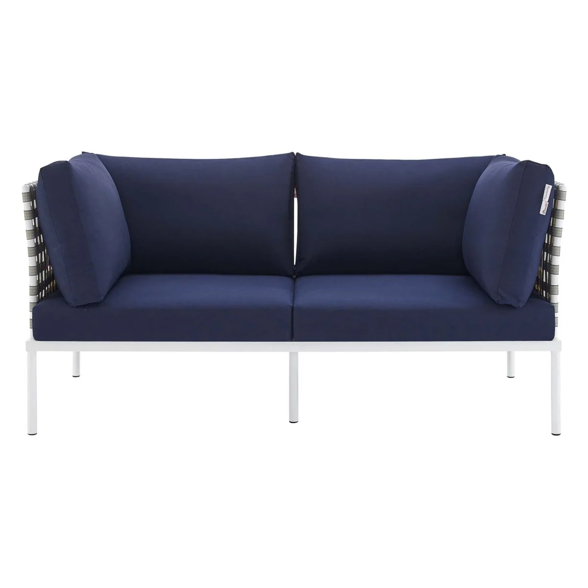 64" Outdoor Patio Loveseat – Aluminum Frame with durable Sunbrella Fabric - Image 6