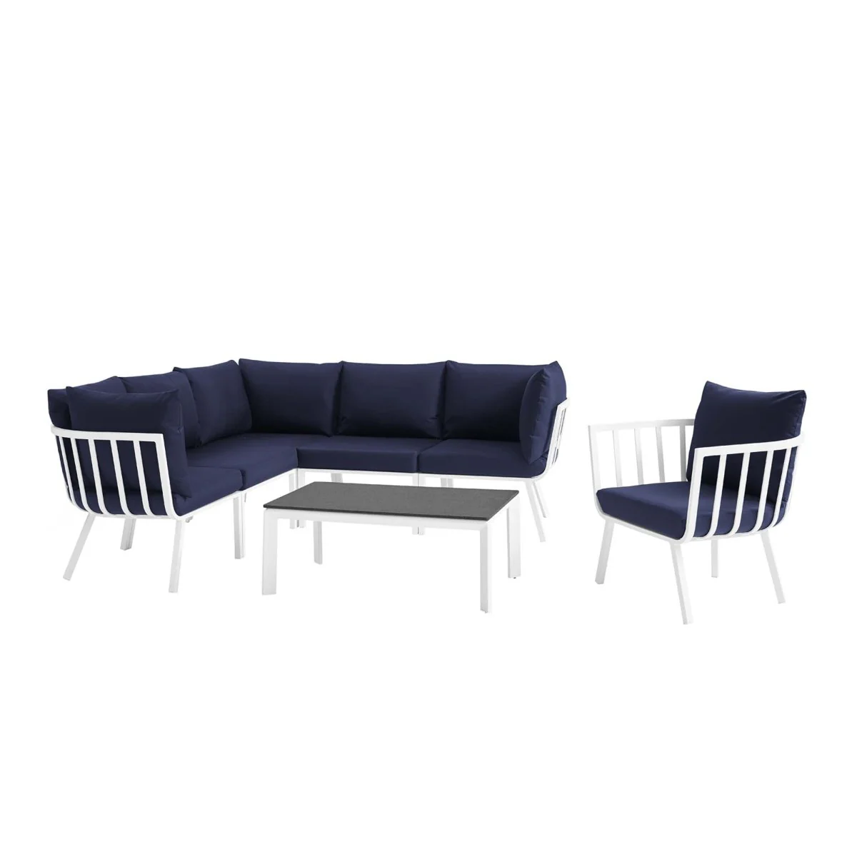 7-Piece Outdoor Aluminum Patio Seating Set - Image 24