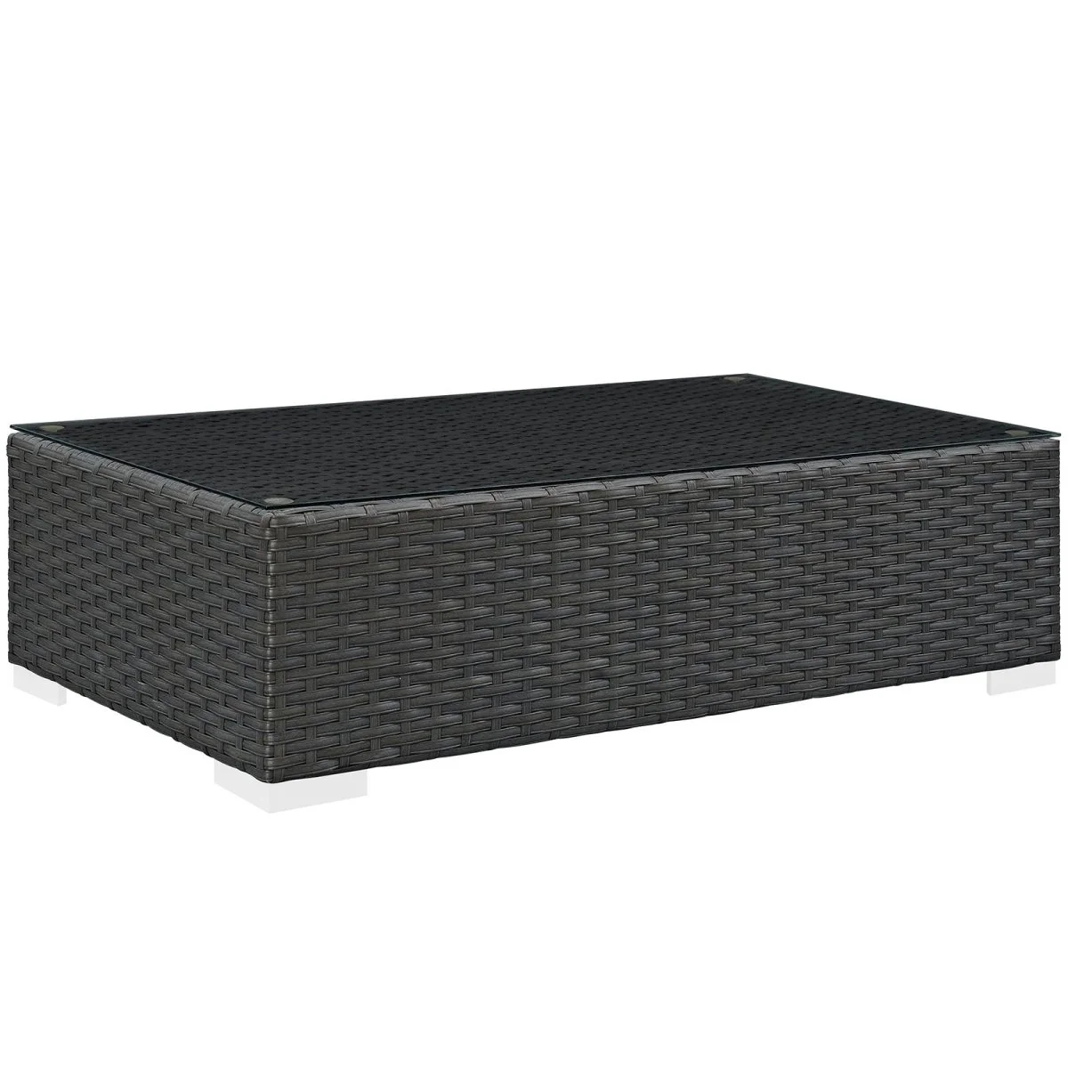 7-Piece Outdoor Woven Patio Sectional Set with Performance Cushions - Image 5