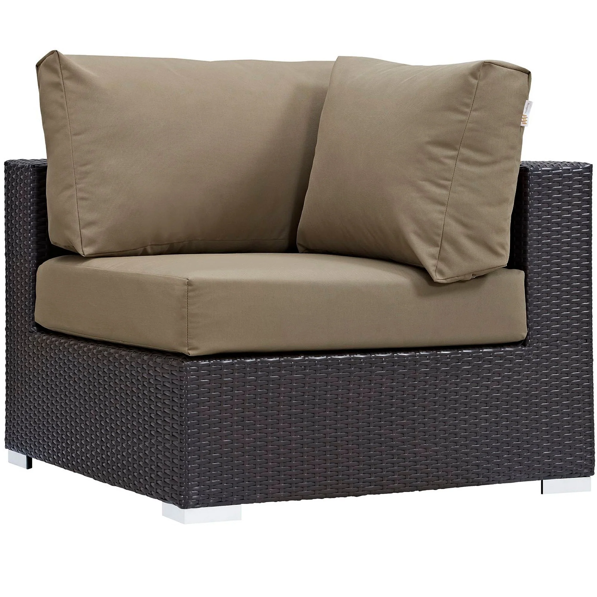 7-Piece Wicker Rattan Patio Sectional Sofa Set for Outdoor Seating with Cushions - Image 10