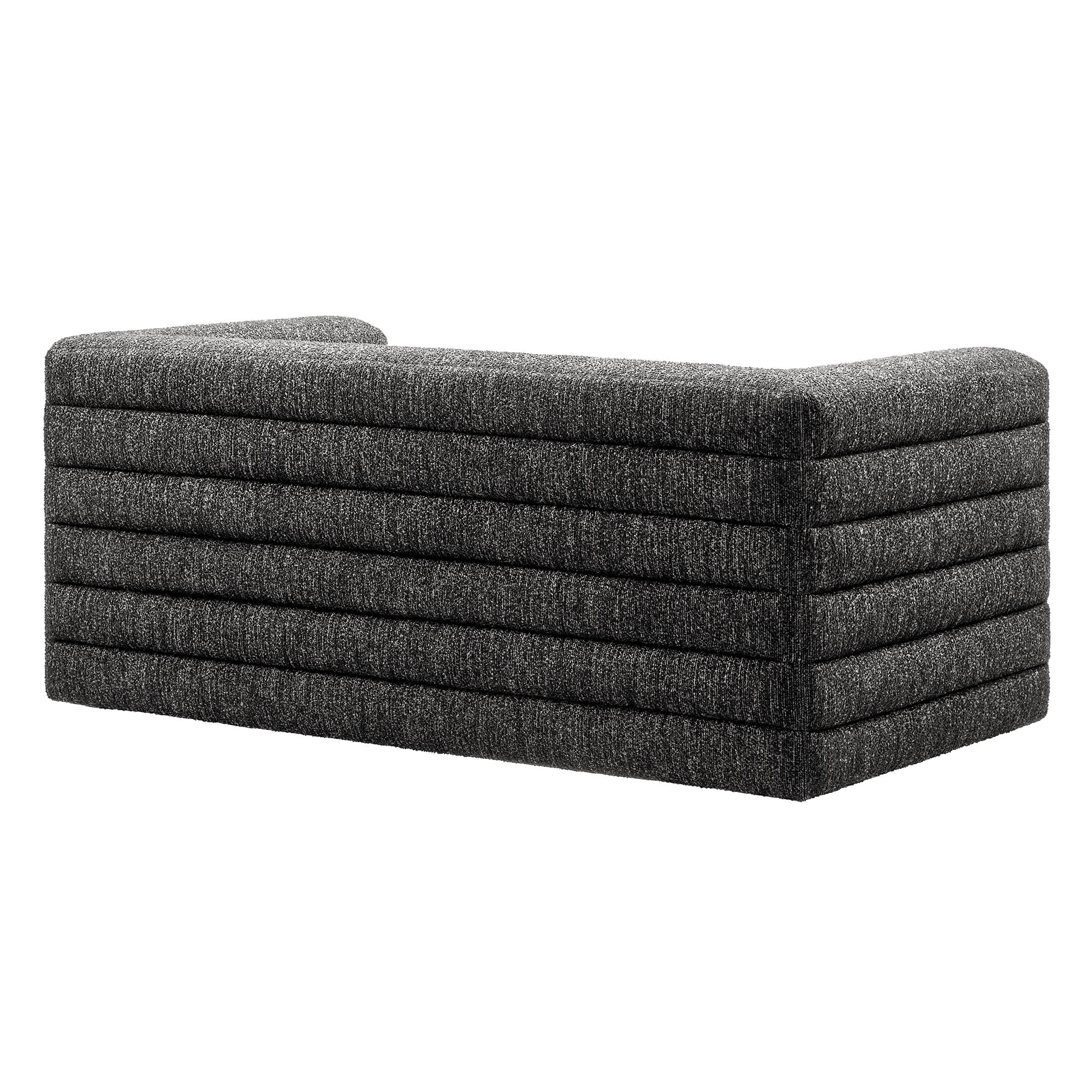 70 Inch Channel Tufted Boucle Upholstered Loveseat - Image 5
