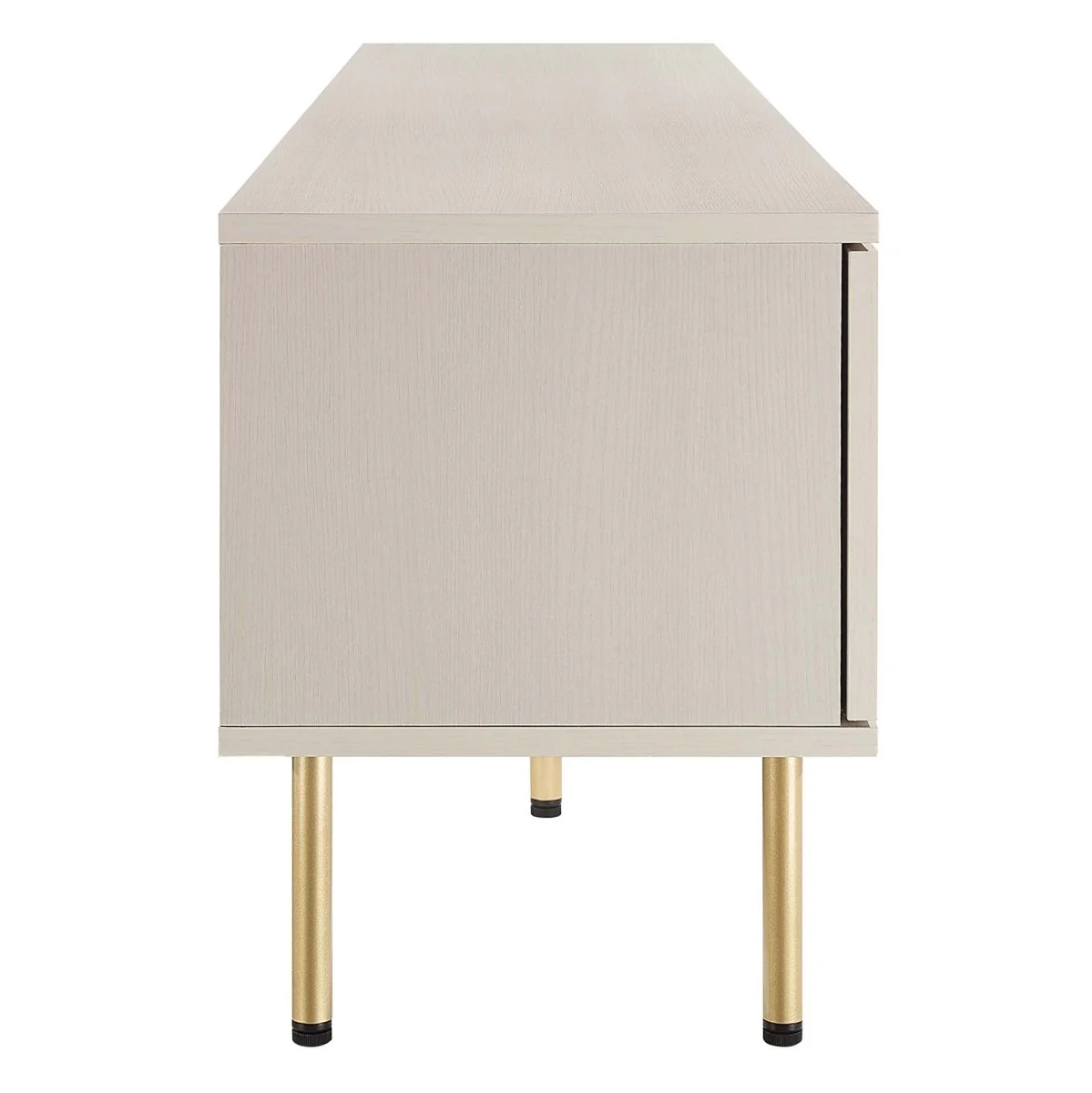 70 Inch Modern Rattan Sliding Door TV Stand - Image 16