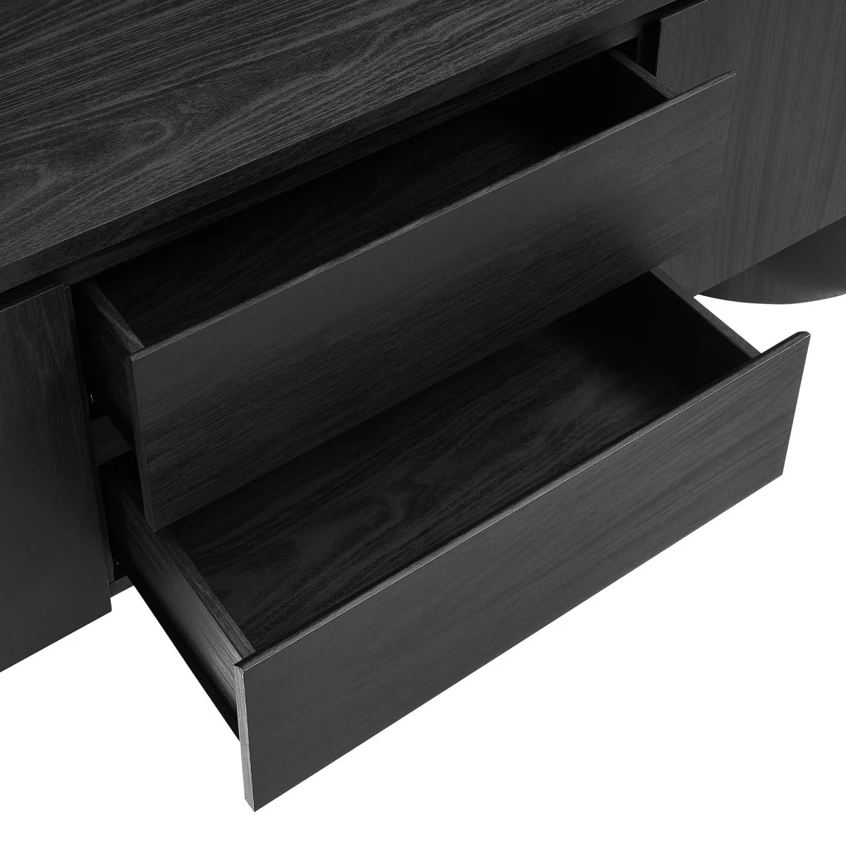 71 Inch Sophisticated Oval TV Cabinet - Image 15