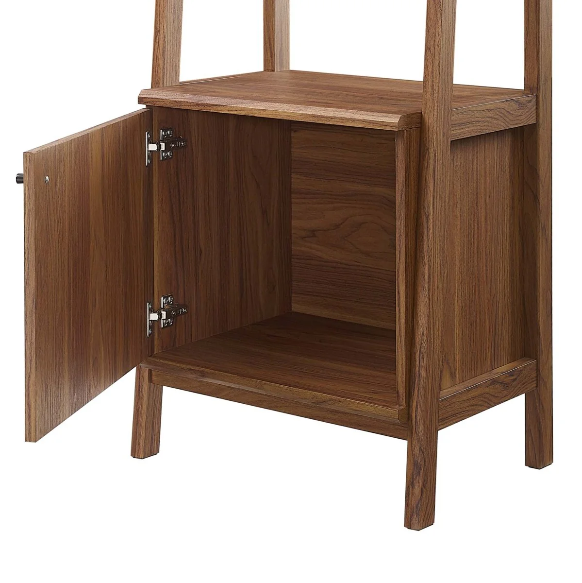 71" Slim Tiered Display Bookshelf with Concealed Storage - Image 11