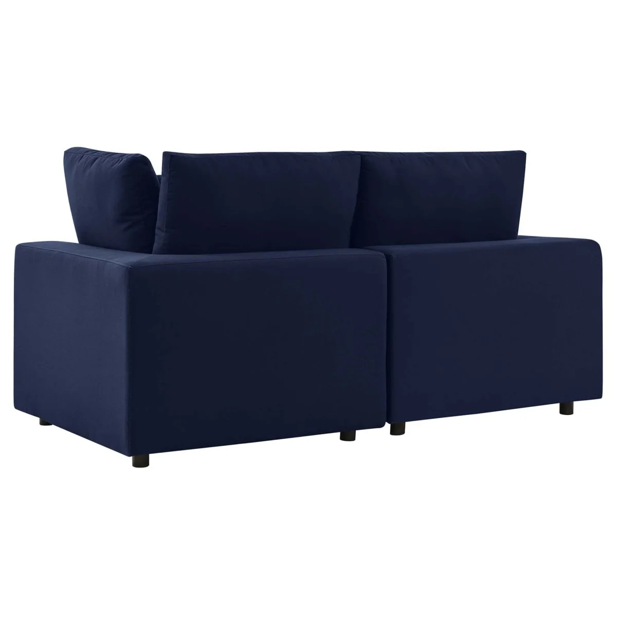 72" 2-Piece Modern Aluminum Outdoor Loveseat for Patio, Deck & Garden Seating - Image 23