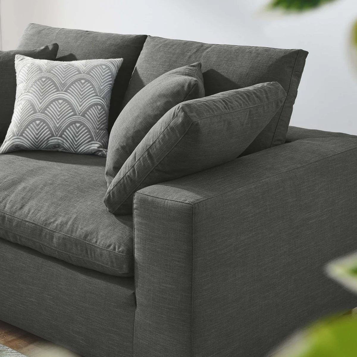 73-Inch Commix Down Filled Overstuffed Fabric Loveseat - Image 16