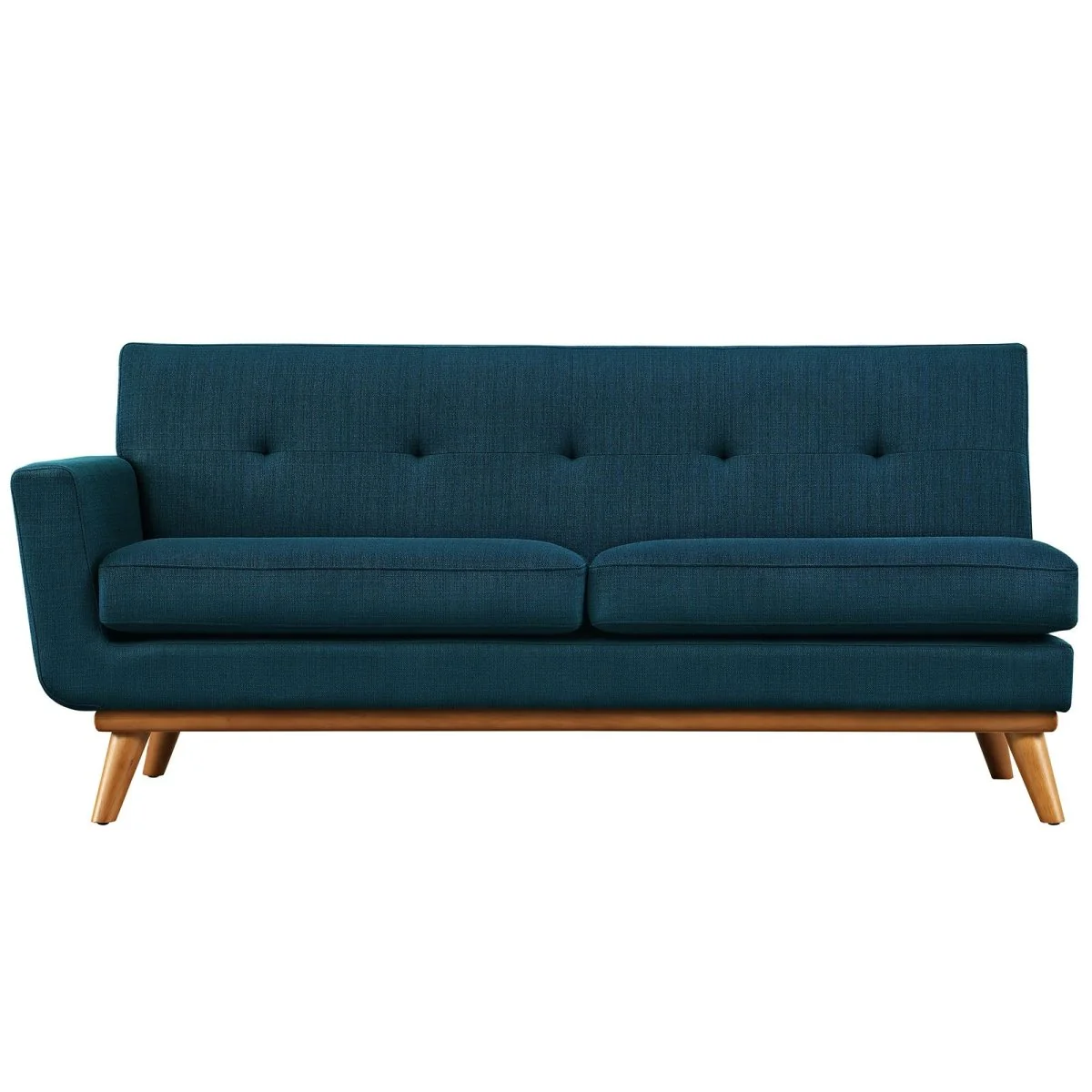73 Inch Tufted Fabric Left-Arm Loveseat - Image 3