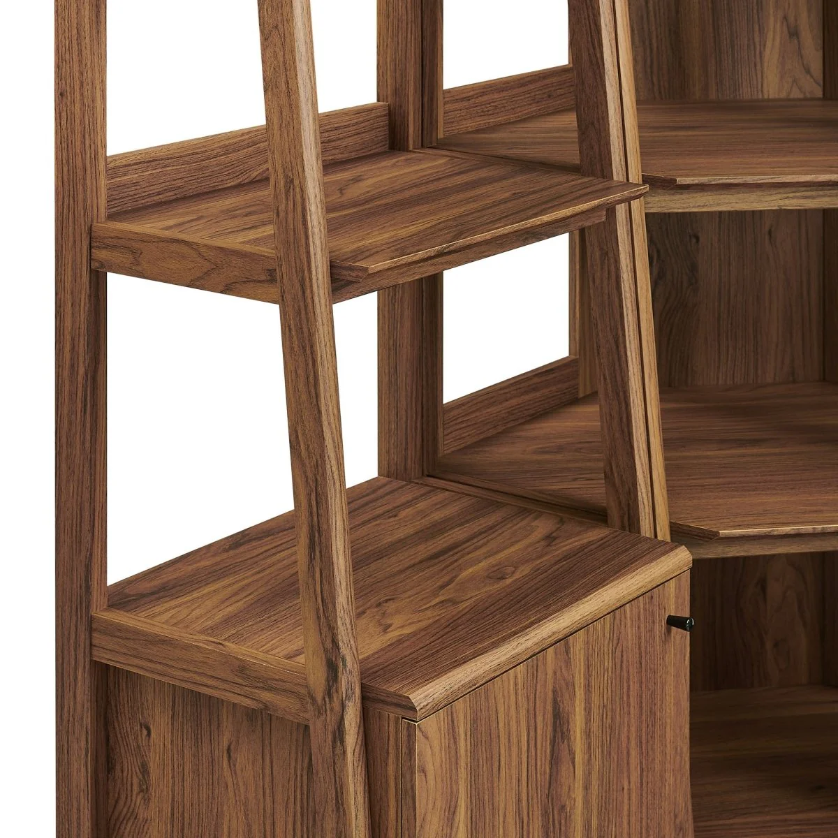 76" 3-Piece Wood Corner Bookshelf Set with Narrow Units - Image 13