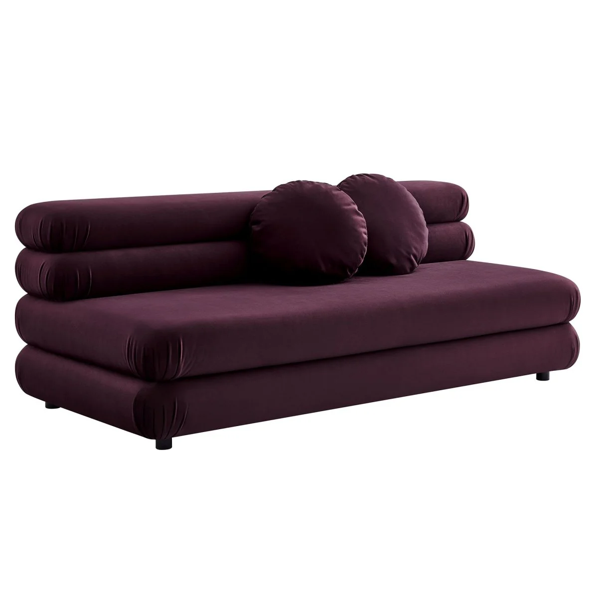 78 Inch Jubilee Performance Velvet Modular Armless Loveseat - Image 8
