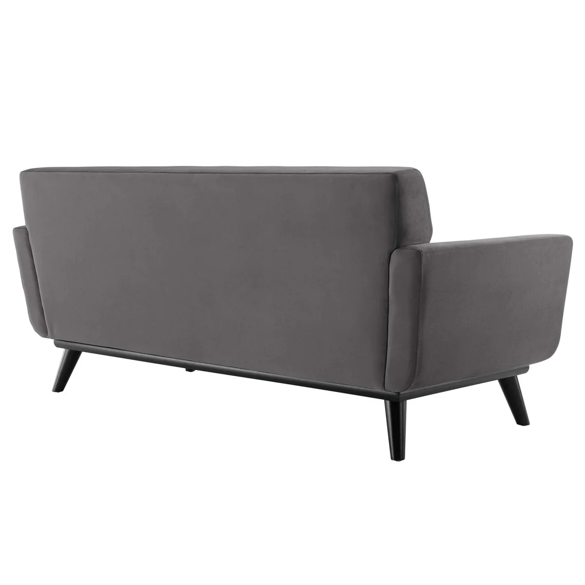 79-Inch Engage Performance Velvet Channel Tufted Loveseat - Image 16
