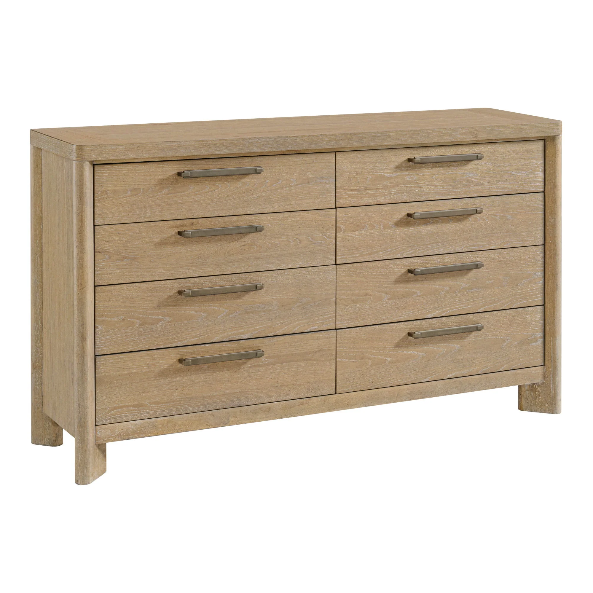 8 Drawer Dresser - Tan - Wood - Image 5
