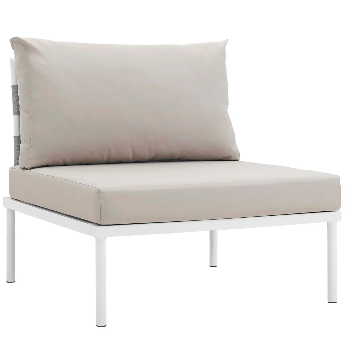 8-Piece Outdoor Patio Aluminum Sectional Sofa Set - Image 3