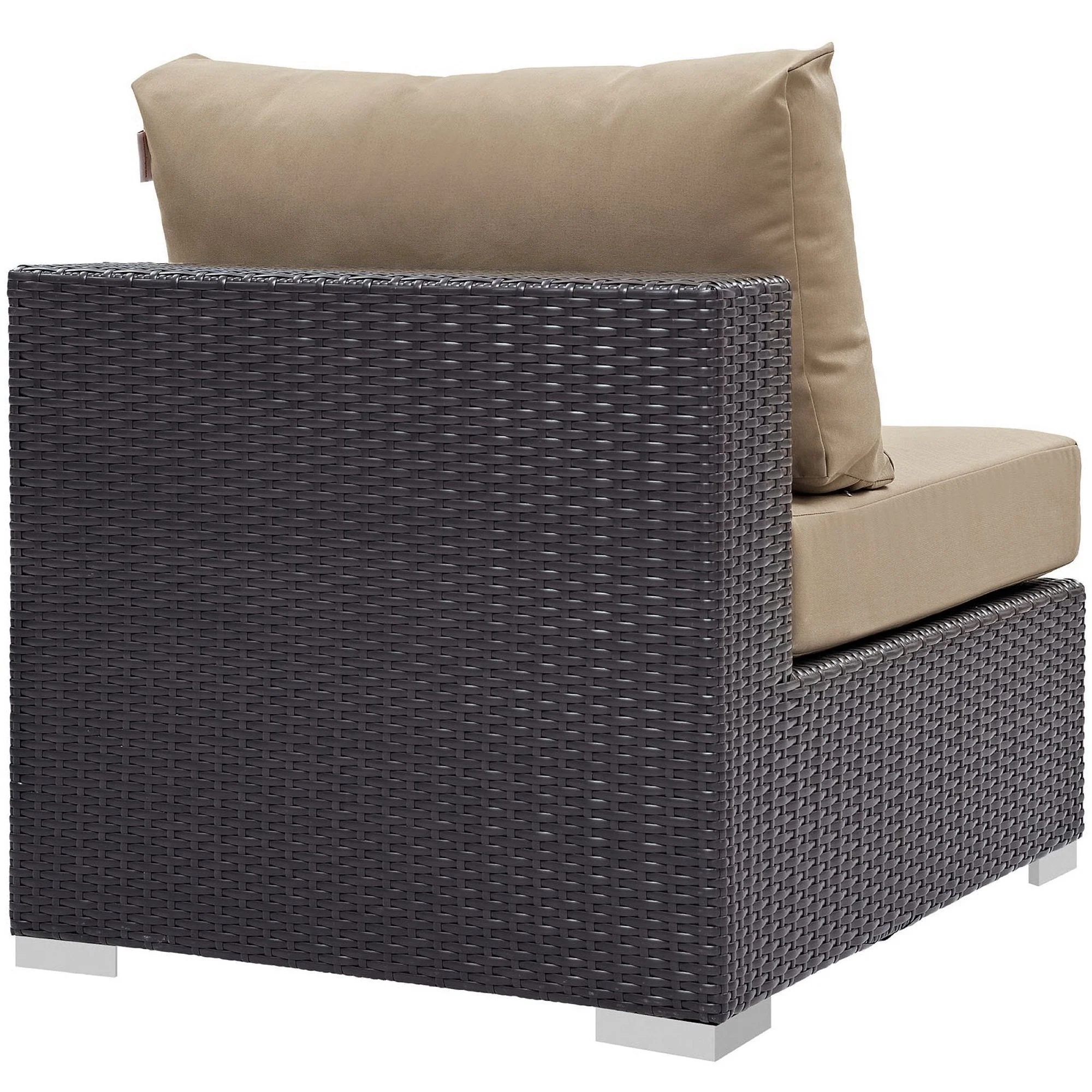 8-Piece Outdoor Wicker Patio Sectional Set - Image 10