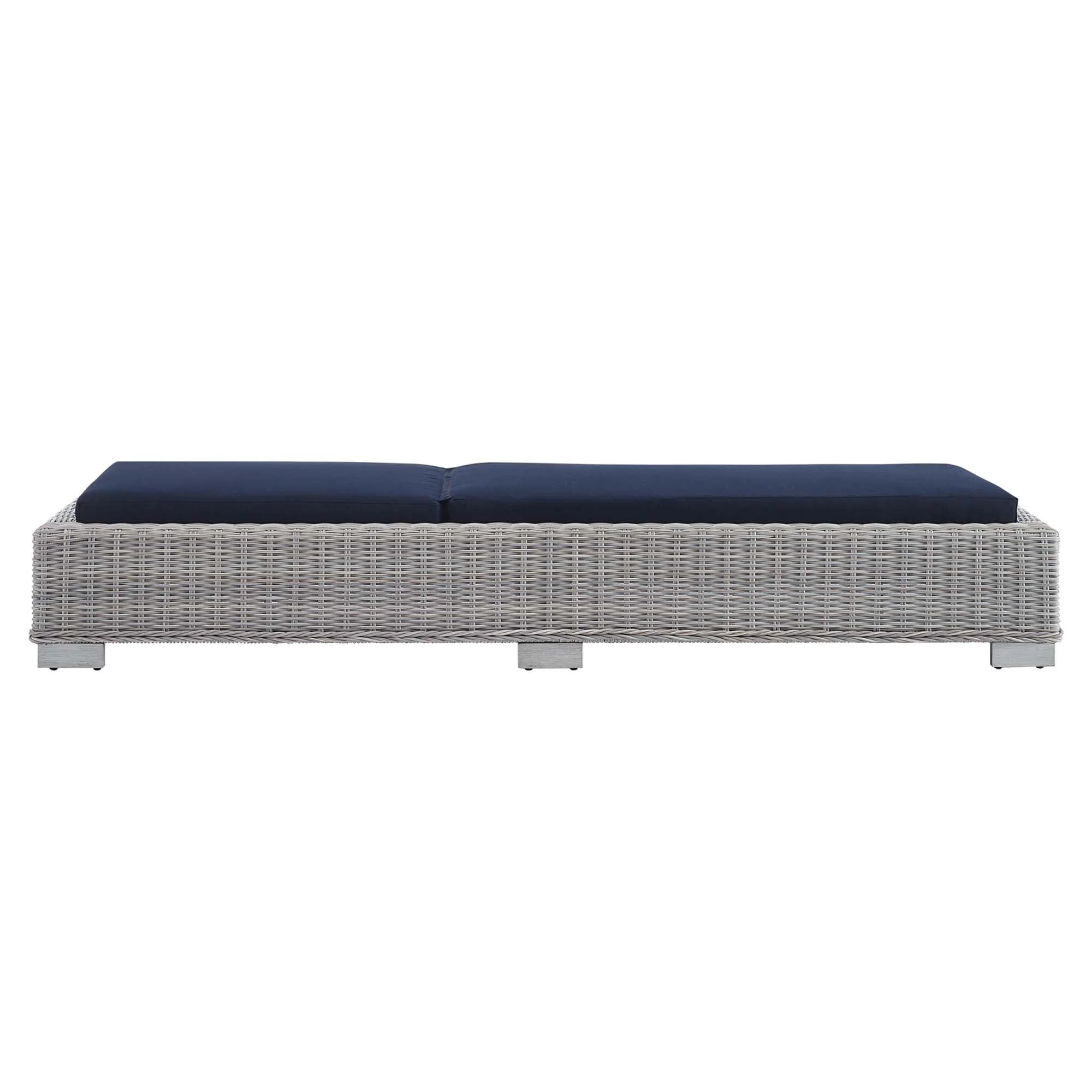 81" Outdoor Woven Chaise Lounge - Durable Patio Reclining Lounger, Weather-Resistant - Image 26