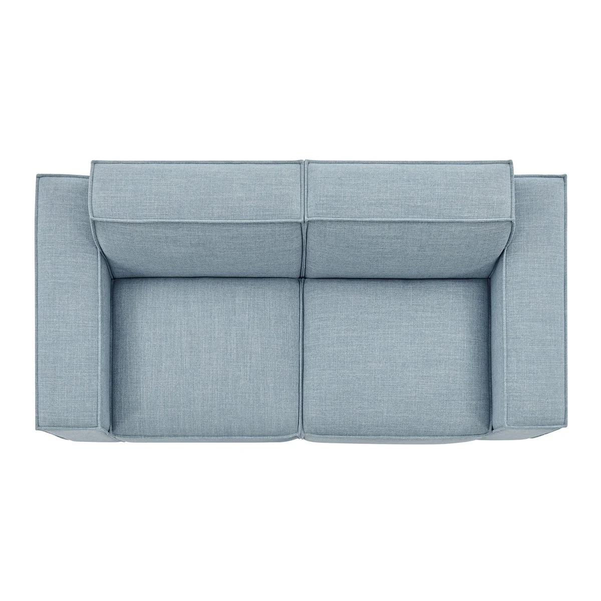 83 Inch 2-Piece Performance Fabric Upholstered Modular Loveseat - Image 15