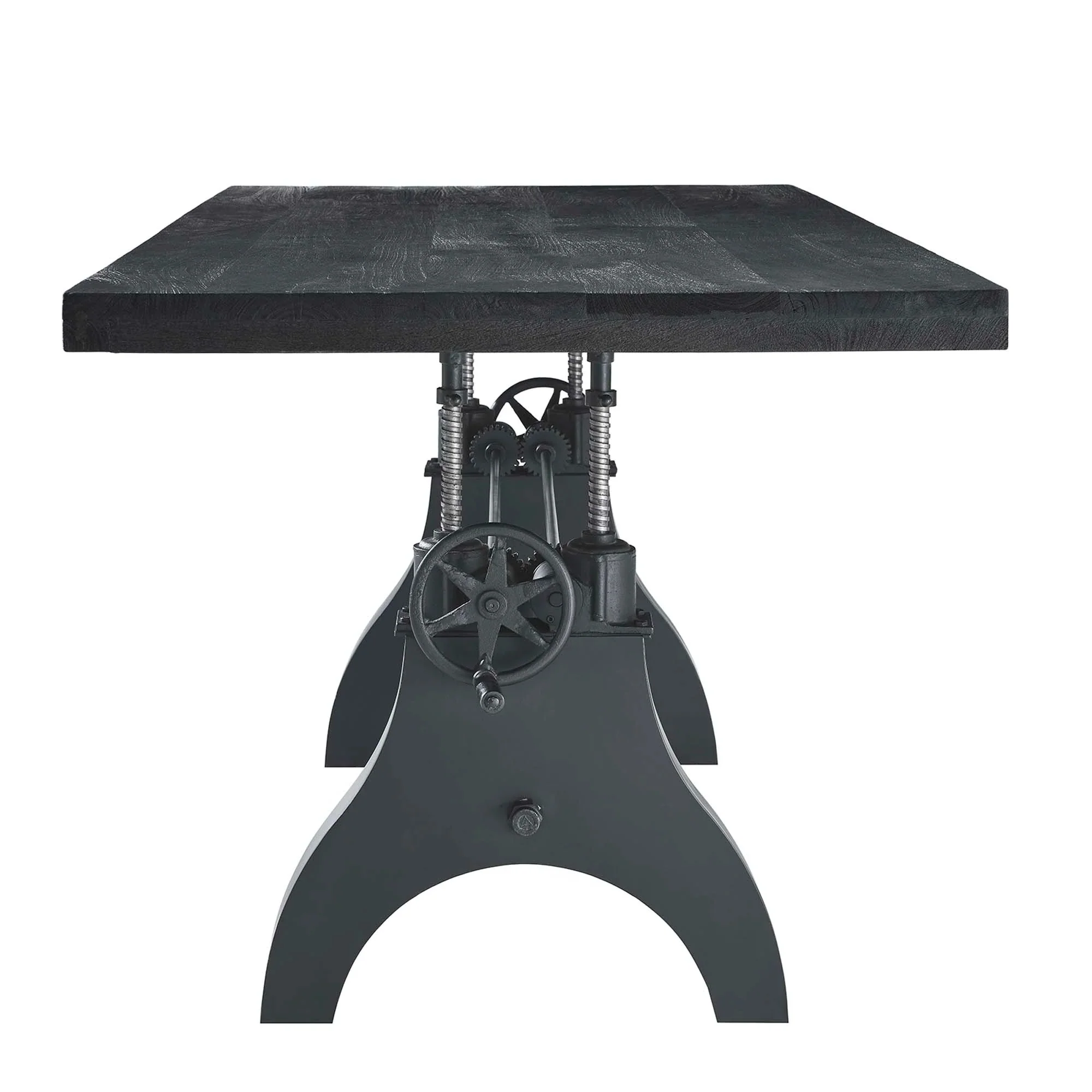96 Inch Adjustable Height Solid Wood Dining and Conference Table - Image 11