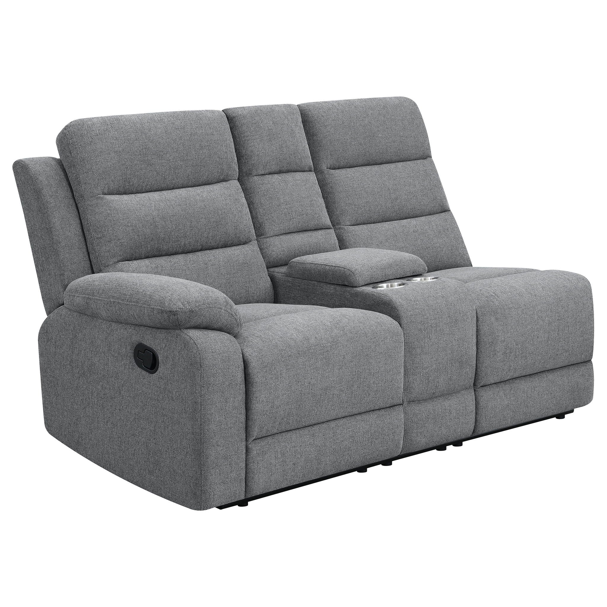 Aaron - 3 Piece Upholstered Sectional - Smoke - Image 3