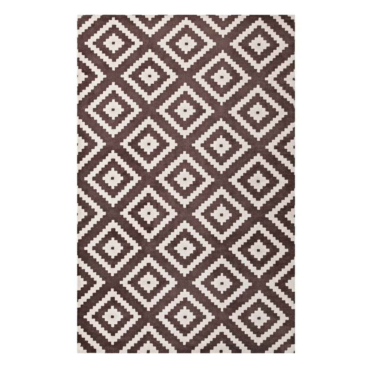 Abstract Diamond Trellis Polyester Area Rug - Contemporary Geometric Floor Rug Collection - Image 25