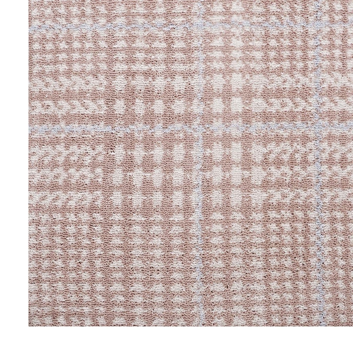 Abstract Plaid Area Rug, Decorative Contemporary Accent Rug for Living Room - Image 4