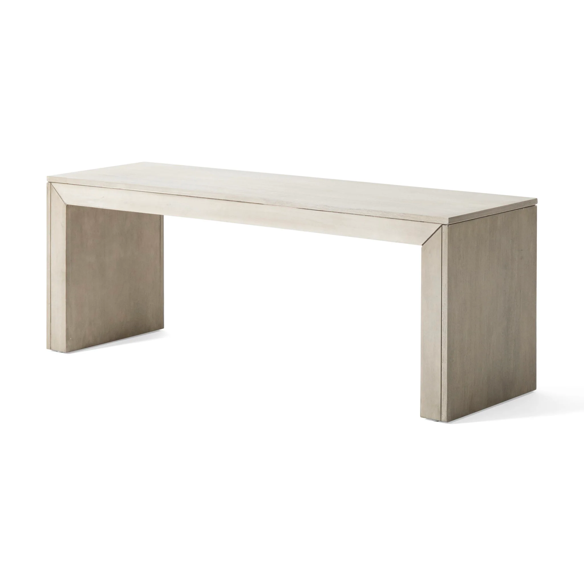 Acacia Wood Dining Bench, Farmhouse Style - Image 5