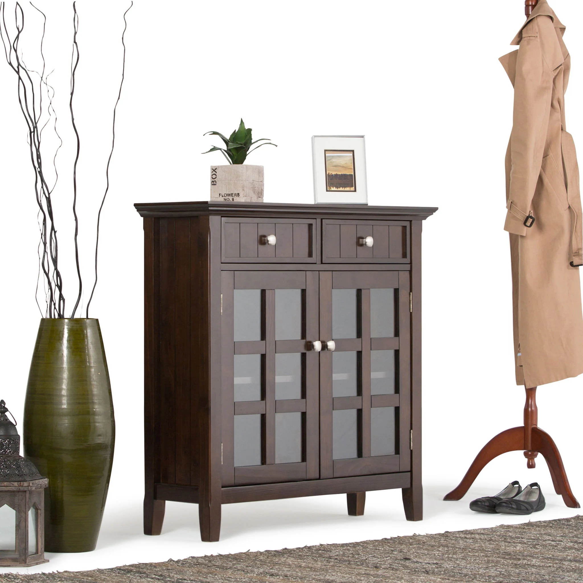 Acadian - Entryway Storage Cabinet - Brunette Brown - Image 4